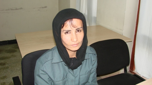 Afghan Police Woman-Trainee